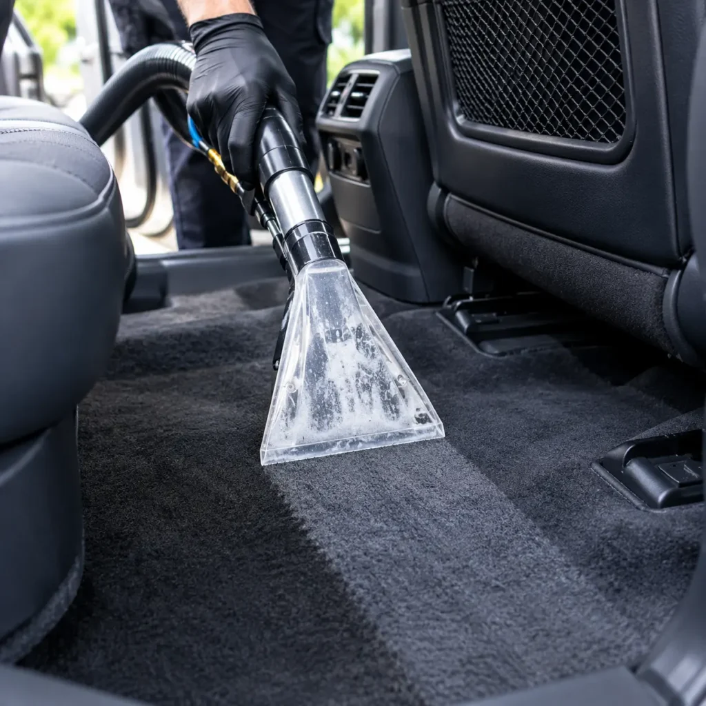 Interior car detailing